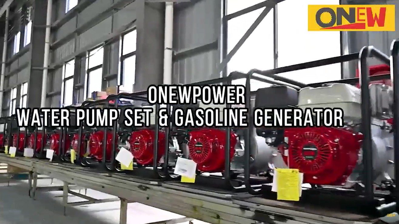 Conjunto de bomba de agua y generador de gasolina ONER POWER
