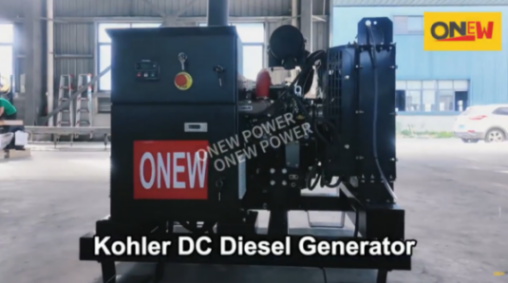 Generador diésel de CC