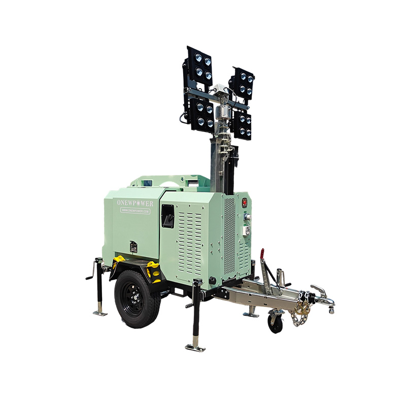 construction site lighting tower